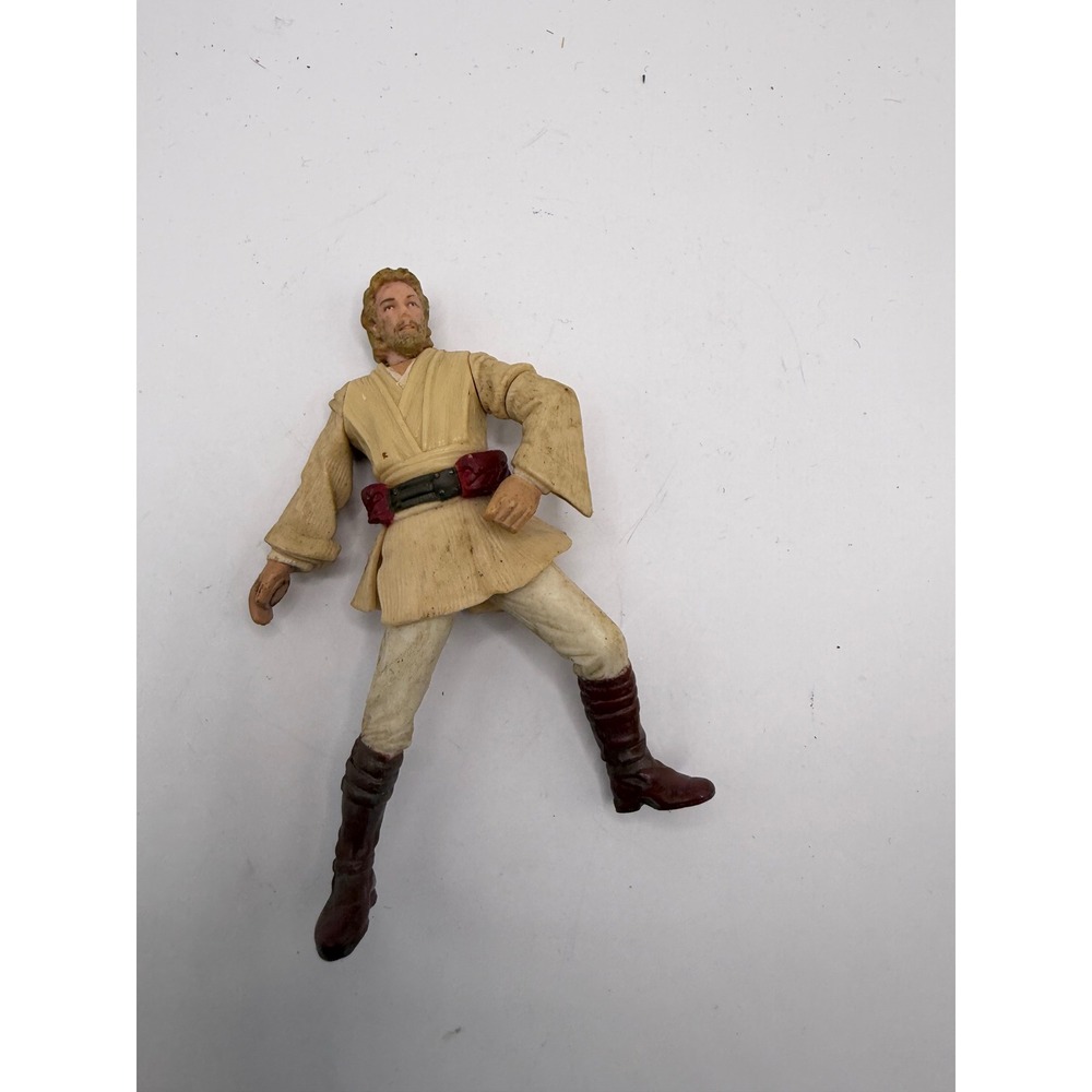 2004 Hasbro Star Wars Attack of The Clones OBI-WAN KENOBI 3.75in Action Figure